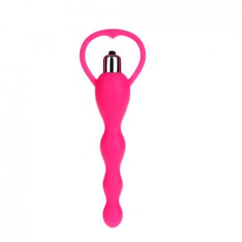 Plug anal com vibrao - Silicone Mdico