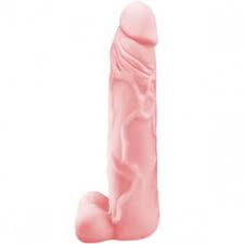 Dildo gigante cyber skin - pele 27x6cm