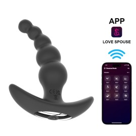 Plug Anal em Silicone Escalonado com 10 Modos de Vibra��o e com Controle Via App - YOUVIBE