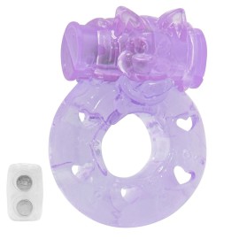 Anel peniano com vibrao Urso roxo