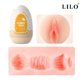FUNNY EGG em Cyberskin - Masturbado masculino - 3