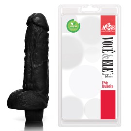 Vibrador Pnis  Voc e ELE 19,5x5,5cm - preto