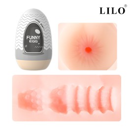 FUNNY EGG em Cyberskin - Masturbado masculino - 2
