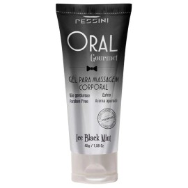 Oral Gourmet - gel comestvel - Black ice Mint