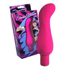 Mini Vibrador  Slender vibe - rosa aveludado  7 vibraes 