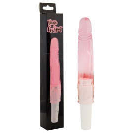 Vibrador personal em silicone jelly - 13x3,2cm rosa