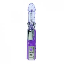 Vibrador rotativo jack rabbit com estimulador clitris - roxo