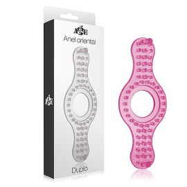 Anel Peniano oriental duplo - Rosa