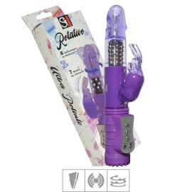 Vibrador rotativo jack rabbit com estimulador clitris - roxo 2