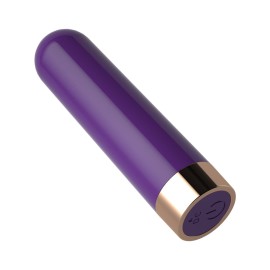 Cpsula Vibratria Recarregvel com 10 Modos de Vibrao - YOUVIBE Roxo