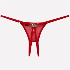 Calcinha Aberta e com Transparncia - Bibi - Vermelho
