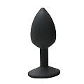 Plug Anal em Silicone - Tamanho M - 8,3 X 3,4 - SI