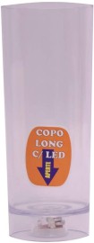 Copo longo para drink com luz - transparente