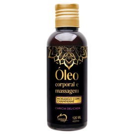 Loo Aromtica para massagem deslizante - morango com champanhe