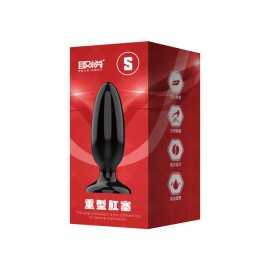 Plug Silicone Butt - 12,5x2,5cm preto