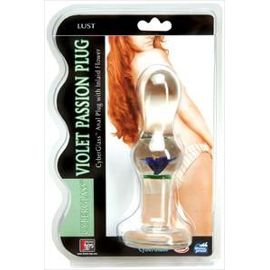 Cyberglass plug anal em cristal 