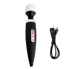 Vibrador Power vibe - Microfone sem fio - massageador preto