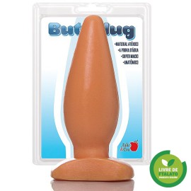 Butt plug Cônico - pele 11X3,5cm