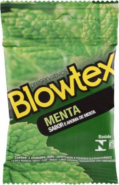 Preservativo lubrificado Menta - Blowtex