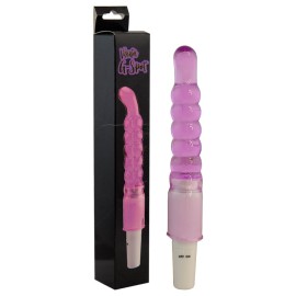 Vibrador personal em silicone jelly - 13x3,2cm roxo G-spot