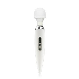 Vibrador Power vibe - Microfone sem fio - massageador - branco 