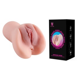 Masturbador masculino em formato de vagina,feito em cyberskin - YOUVIBE