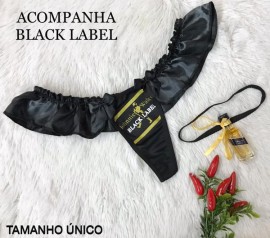 Calcinha sexy black label  