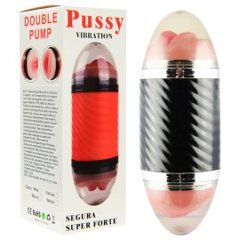 Masturbador cyberskin FLESHLI Pussy dupla vagina e nus