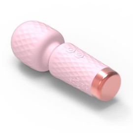 Mini Vibrador Microfone sem fio recarregvel  - Hero  rosa claro