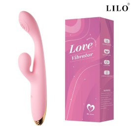 Vibrador para Ponto G Recarreg�vel com 10 Modos de Vibra��o - LILO ROSA