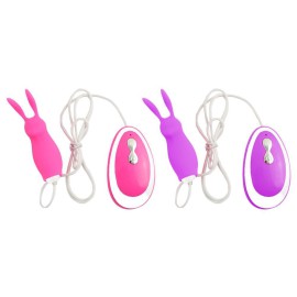 Mini Vibrador cpsula - coelho 20 vibrao - rosa