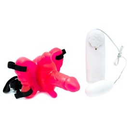 Estimulador Borboleta Mgica - com um mini pnis - rosa