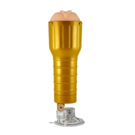 Masturbador cyberskin FLESHLI GHT vagina - dourado