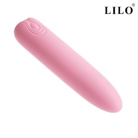 Mini Vibrador Recarregvel para Ponto G com 10 modos de vibrao - LILO - Rosa