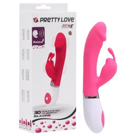 Vibrador Pretty love com estimulao clitris e ponto G - Gene