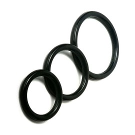   Anel Peniano Kit 3 - Green Baby - preto