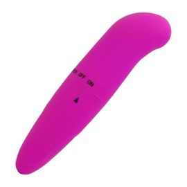 Vibrador Estimulador  - Ponto G aveludado - rosa escuro