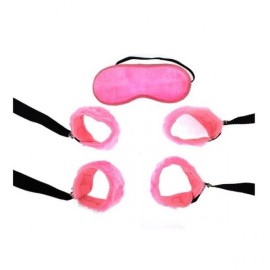 Kit bondage  pelcia - rosa 2