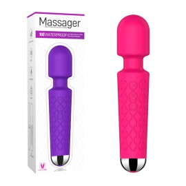 Vibrador Microfone sem fio recarregvel  - rosa
