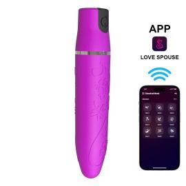 Bullet Wireless com 10 modos de vibra��o e com Controle Via App - YOUVIBE ROXO