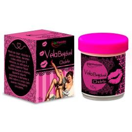 Vela para massagem beijvel-  chiclete