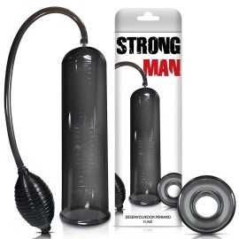 Bomba peniana Strong man black  manual 