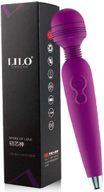 Vibrador microfone sem fio - massageador - roxo