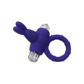 Anel Silicone Flexvel com Vibrao - YOUVIBE - azul 