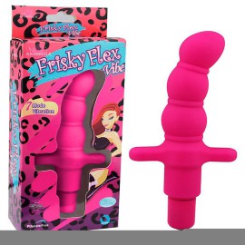 Mini Vibrador  Frisky flex - rosa aveludado 7 vibraes 