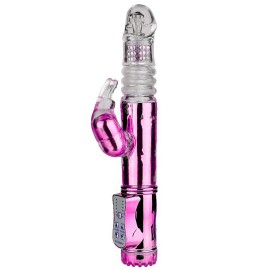 Vibrador  vai e vem estimulador clitris - roxo