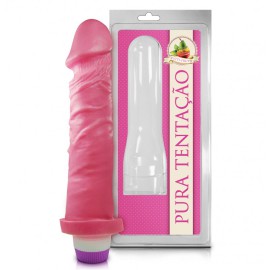 Vibrador Pura Tentao 18x4,4cm - aromtico tutti-frutti 