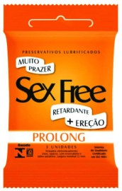Preservativo lubrificante Retardante + Ereo- Sex Free